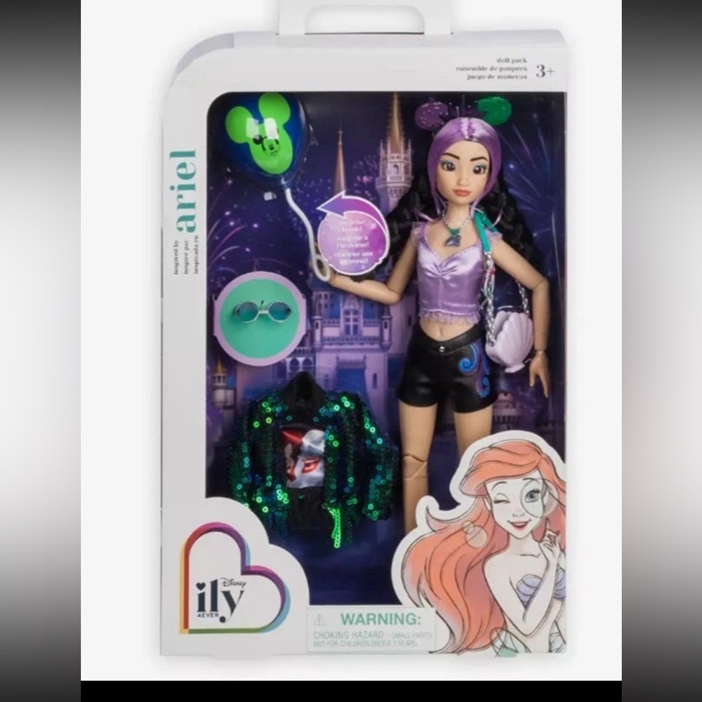 Disney Ily 4ever doll inspired by Ariel the little mermaid 11" NEW IN BOX